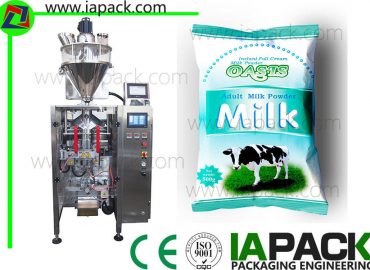500g mjölkpulver förpackningsmaskin form fyllning tätning med auger fyllmedel