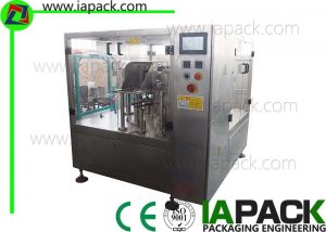 Väska med Premade Pouch Packing Machine 0,6 MPa Air Compressed