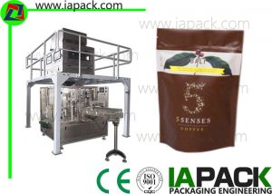 Granulär automatisk påseförpackningsmaskin, stativväska Förpackningsmaskin För te