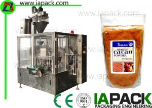 Premade Bag Tea Powder Packing Machine Värmeförseglingsutrustning