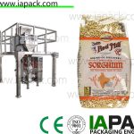 punch kornförpackning maskin 1500 watt automatiskt med multihead väger