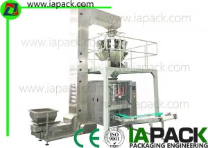 Vertikal Packaging Machine med 10 huvud dimplerad multi-head väger