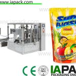 roterande fruktjuice förpackningsmaskin flytande fyllning energibesparing